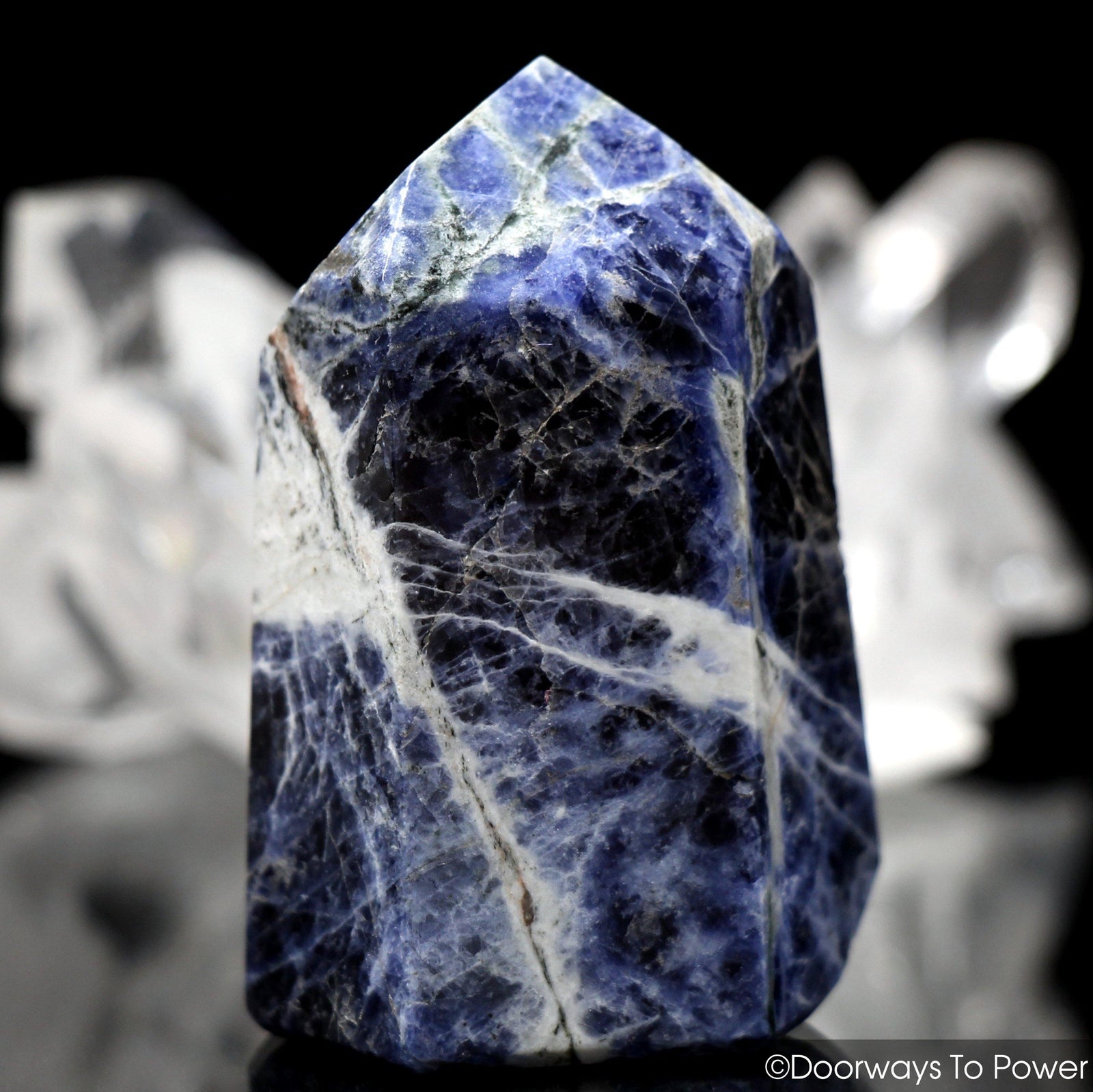 John of God Quartz Sodalite Master Dow Crystal