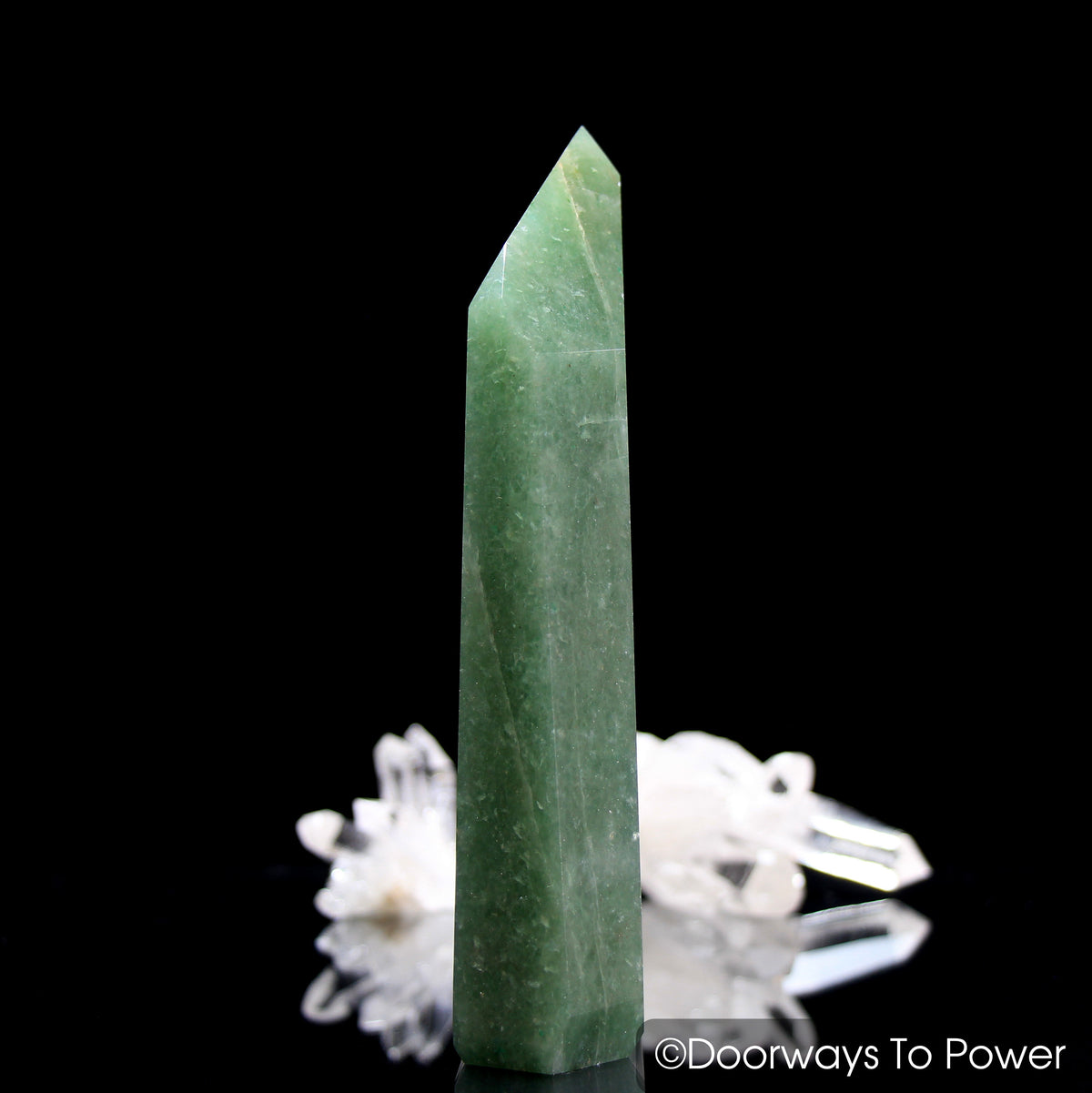 John of God Green Aventurine Manifest Spirit Prosperity Casa Crystal