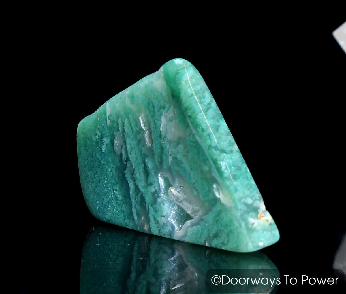 Trulite Silica Gemstone with Crystal Point Inside