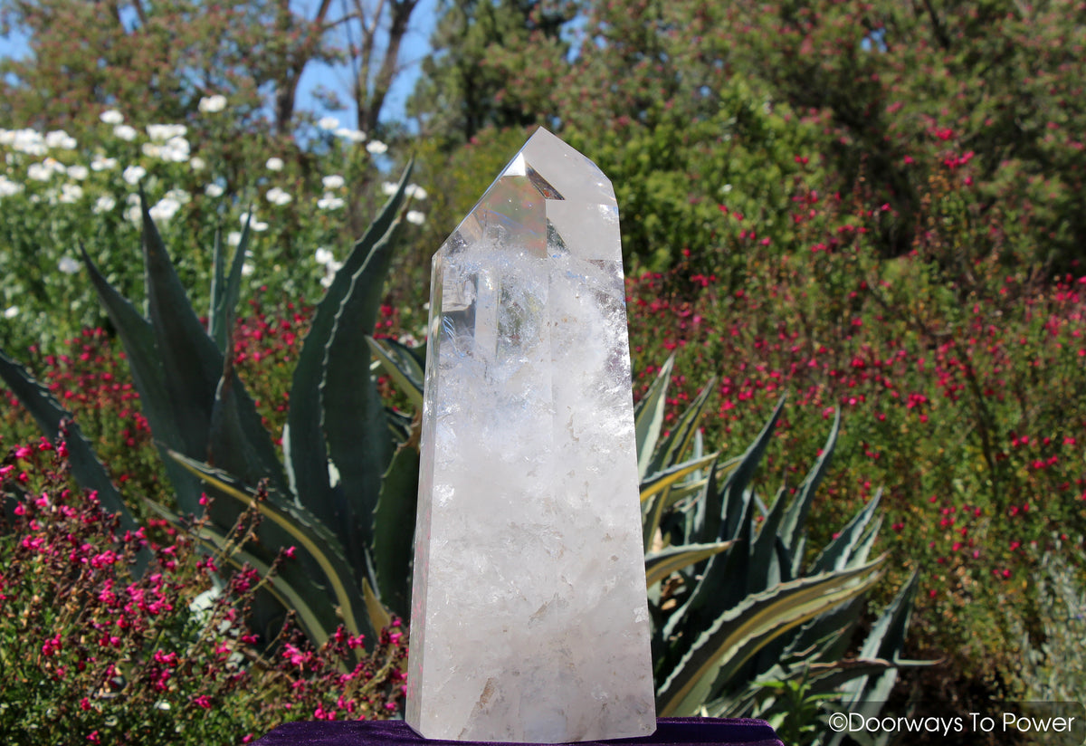 John of God Crystal Point Dow & Devic Temple Master Crystal 'PURE LIGHT' 27 + lbs