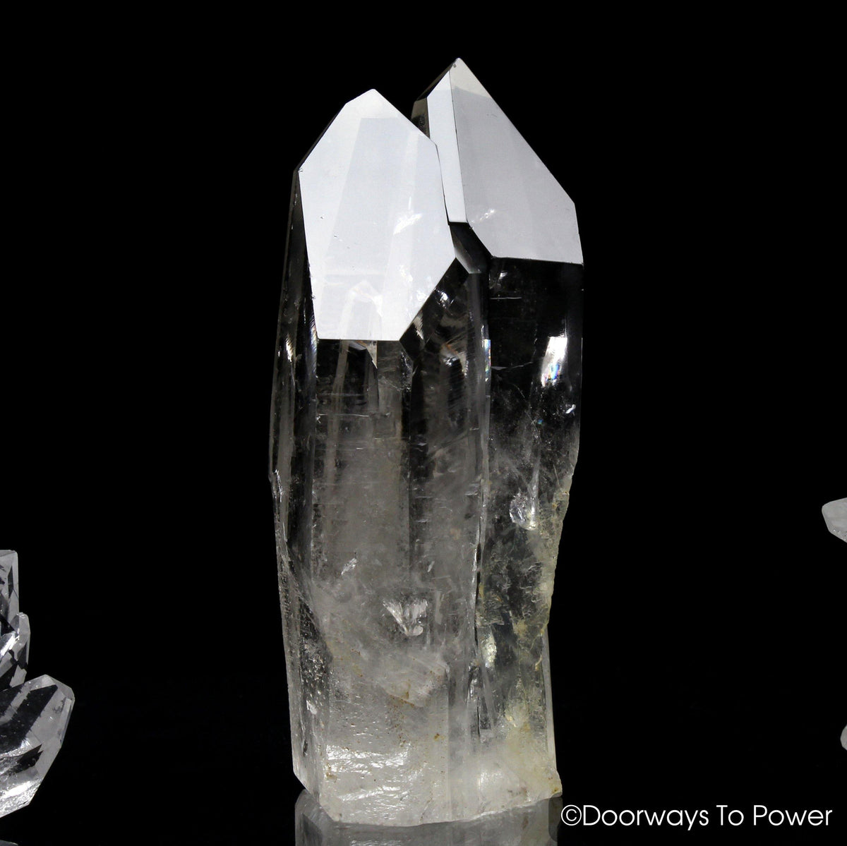 Lemurian Seed Quartz Record Keeper Crystal & Tantric Twin Starbrary