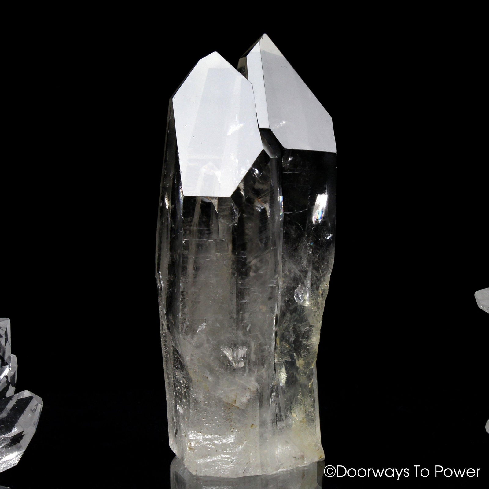 Lemurian Seed Quartz Record Keeper Crystal & Tantric Twin Starbrary