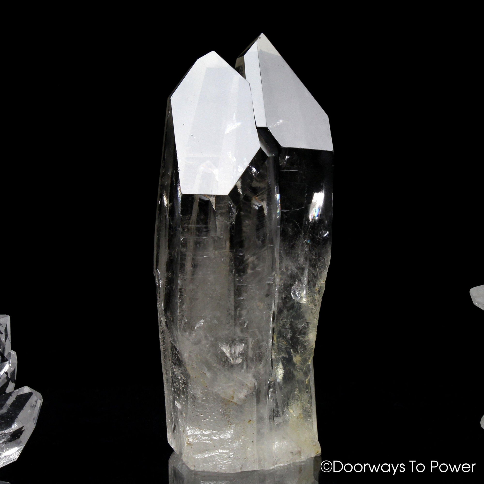 Lemurian Seed Quartz Record Keeper Crystal & Tantric Twin Starbrary