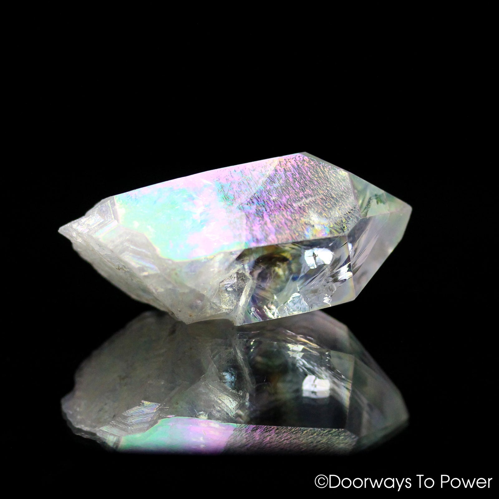 Angel Aura Quartz Master Record Keeper Isis Face Crystal