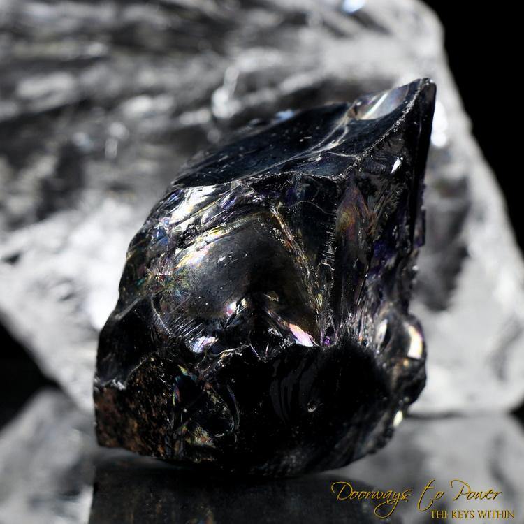 Iridium Black Monatomic Andara Crystal 