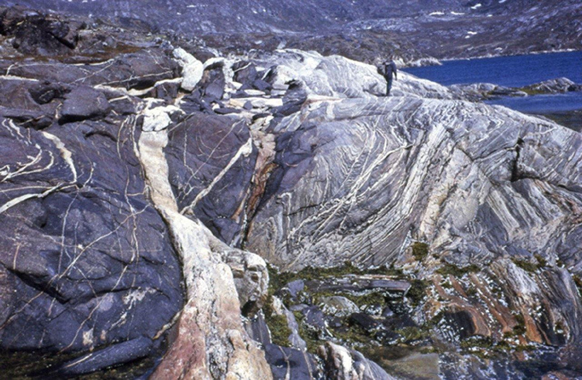 Ancient Nuummite Land In Greenland