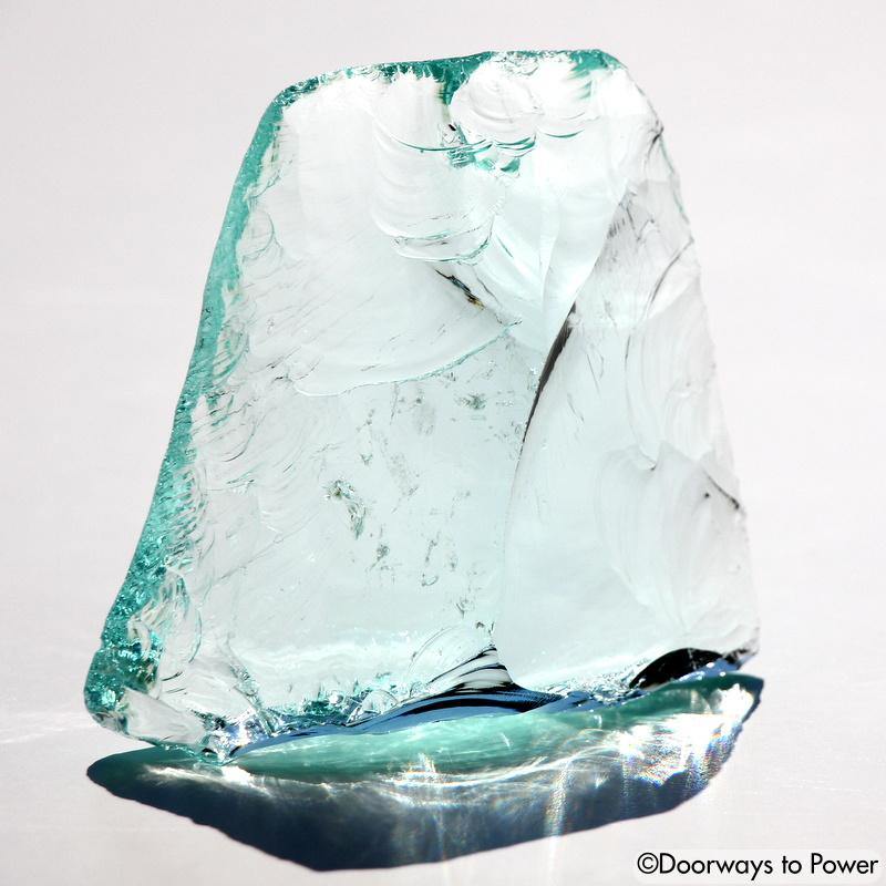 XL Aqua Serenity Monatomic Andara Crystal Temple 'Atlantean Hologram'