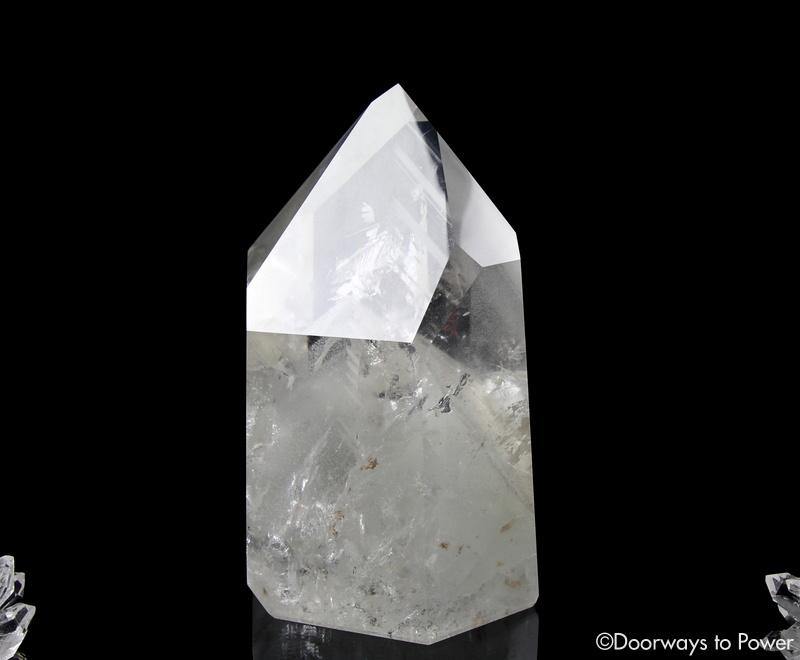 Clear Phantom Manifestation Quartz Crystal Point 'Master Crystal'