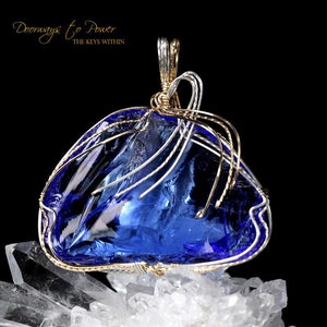 Andara Crystal Pendant 14k Gold