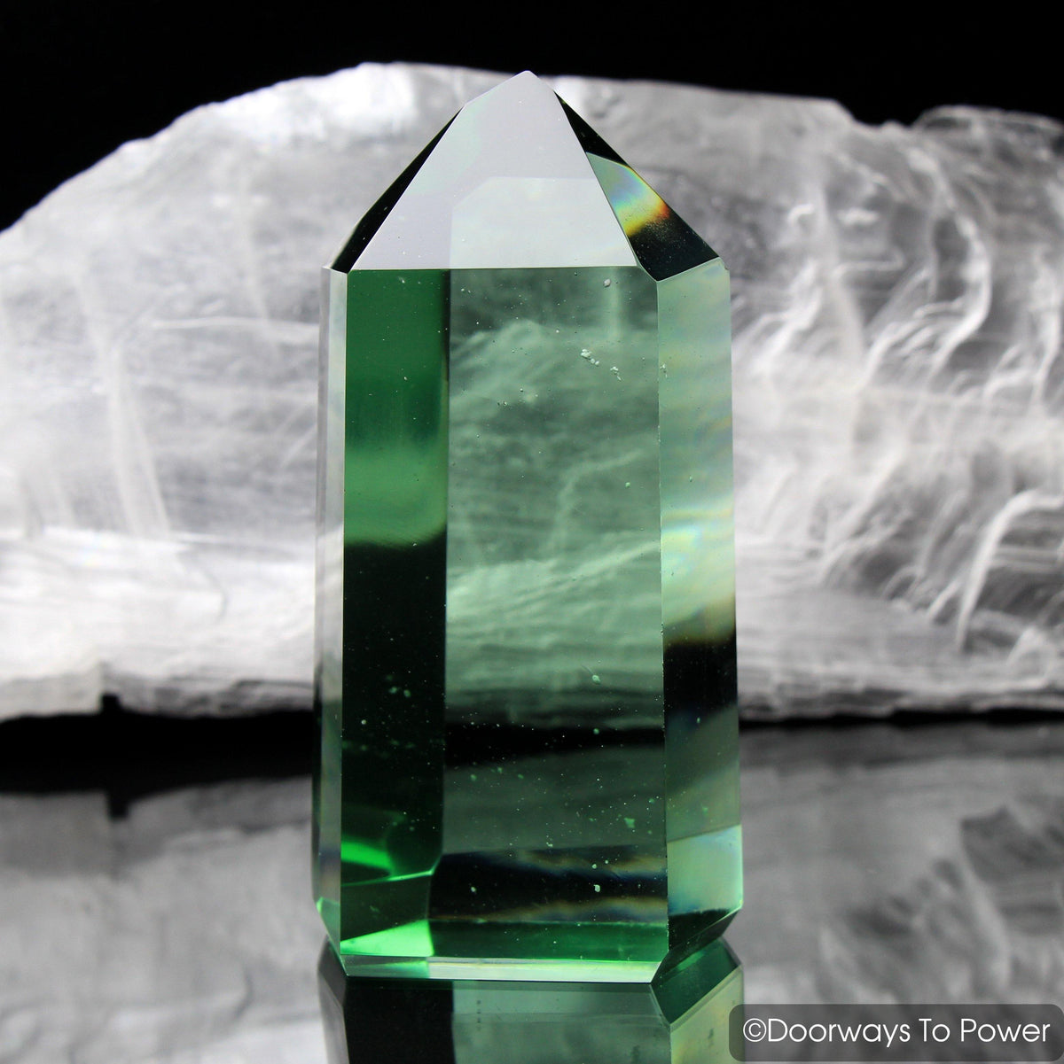 John of God Crystal Green Obsidian Casa Crystal 