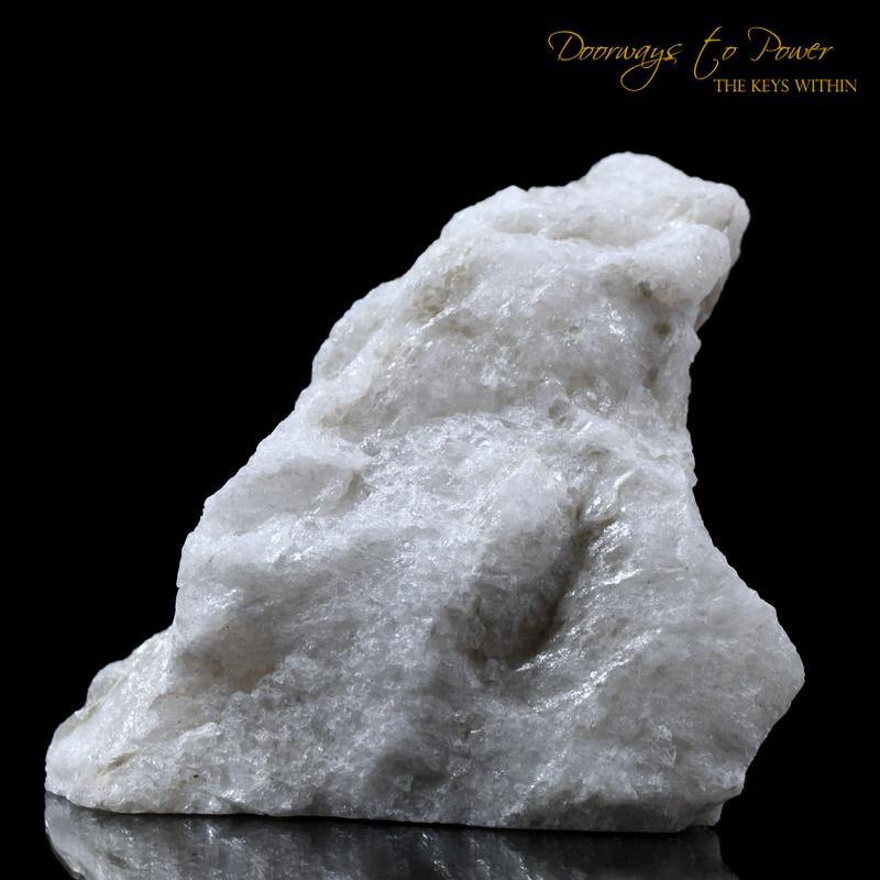 White Azeztulite Synergy 12 Crystal