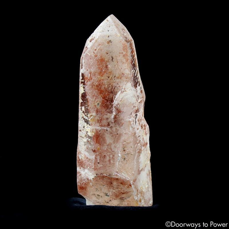 Scarlet Temple Rosetta Stone Cassiopeia Starbary Lightning Struck Lemurian Crystal