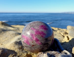 Ruby Feldspar Sphere 2"