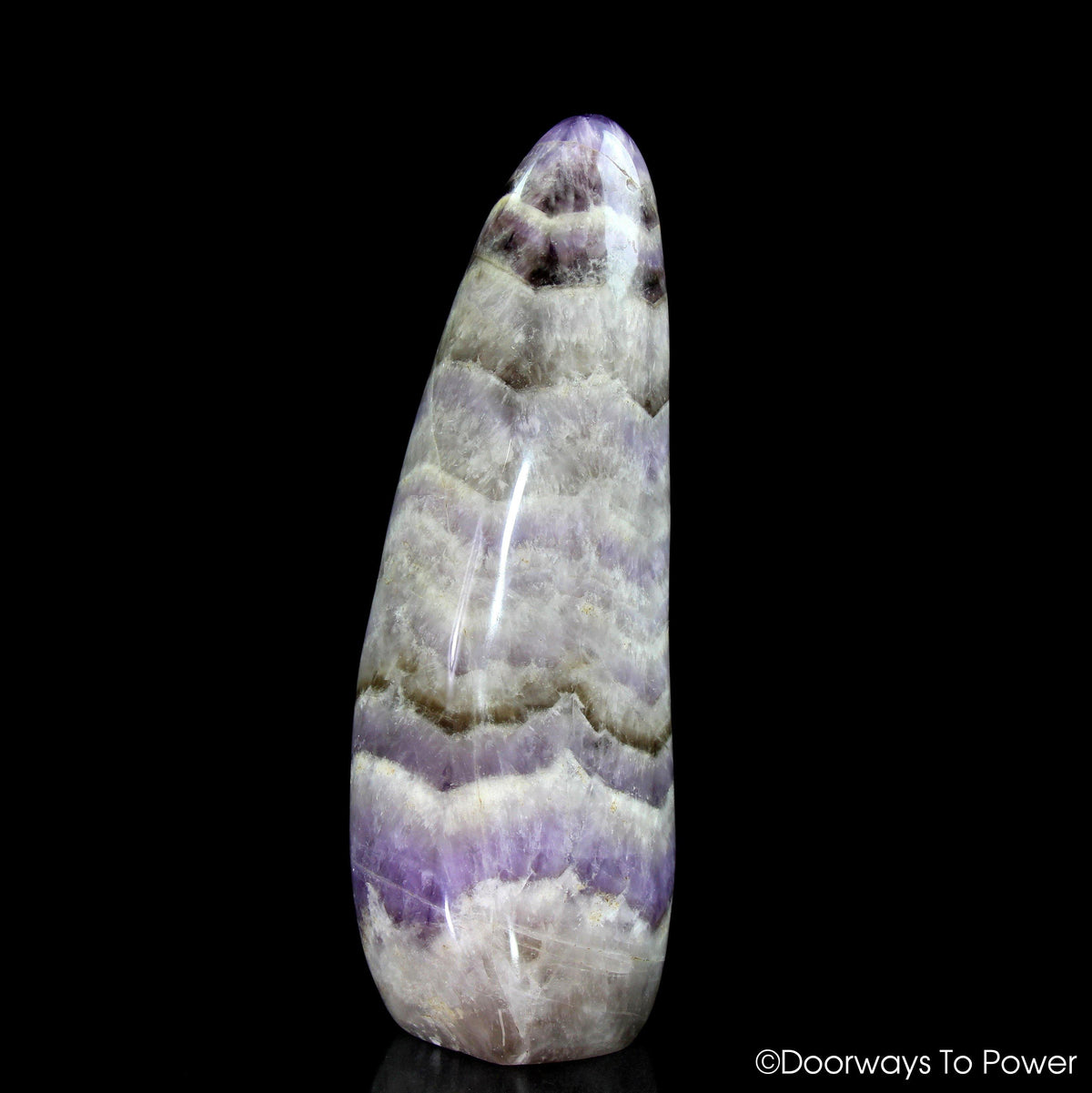 Amazez Amethyst Azeztulite Crystal Altar Stone Polished