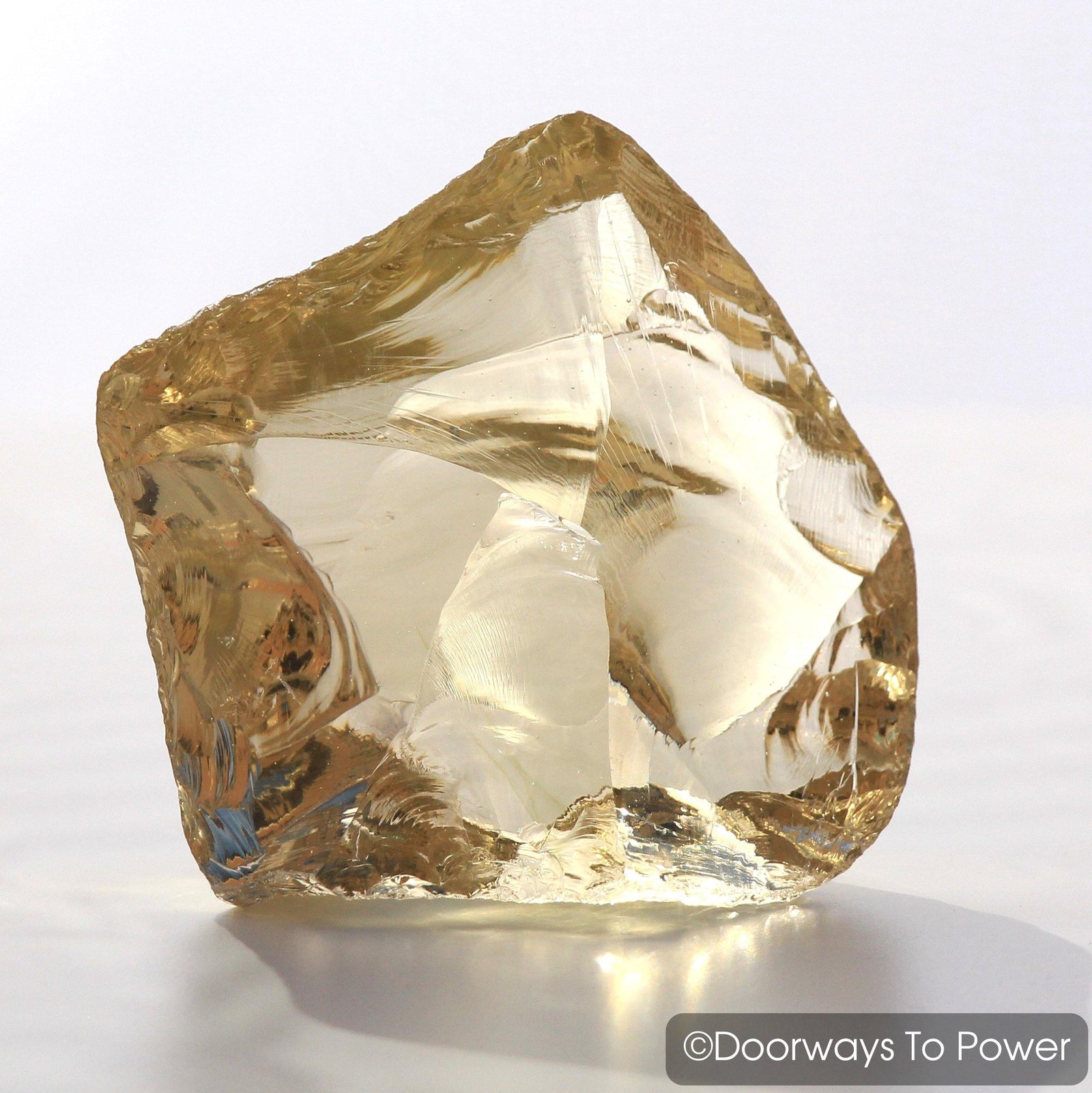 Celestial Gold Monatomic Andara Crystal 'Golden Light Merkaba'