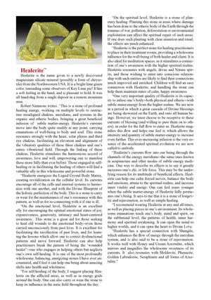 Healerite Metaphysical Properties meanings - Stones of the new consciousness 