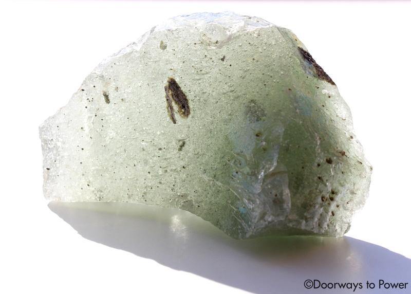 Tibetan Green Sea Foam Elder Andara Temple Crystal 'Mahatmas Wisdom'