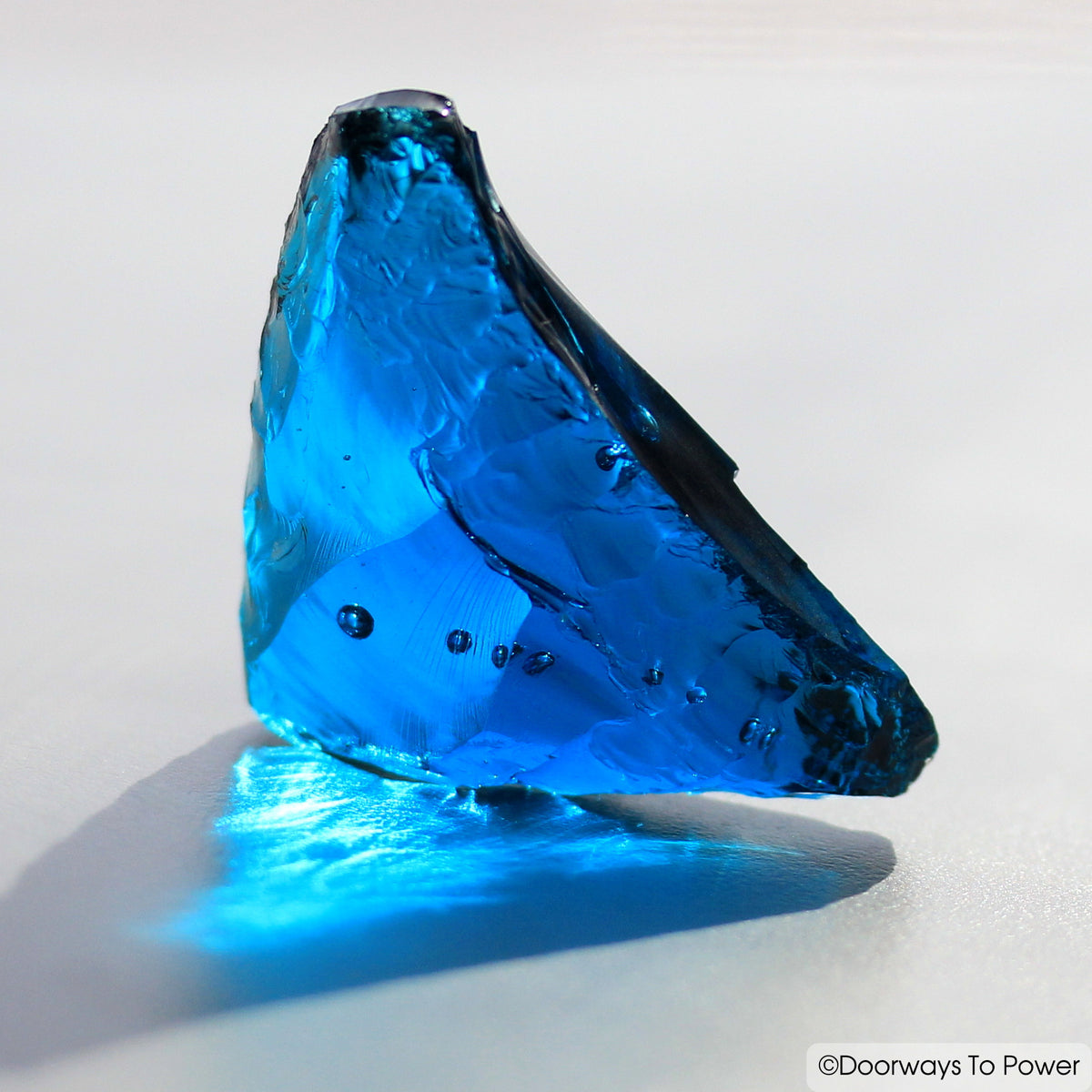 Electric Blue Atlantean Monatomic Andara Crystal Mt Shasta