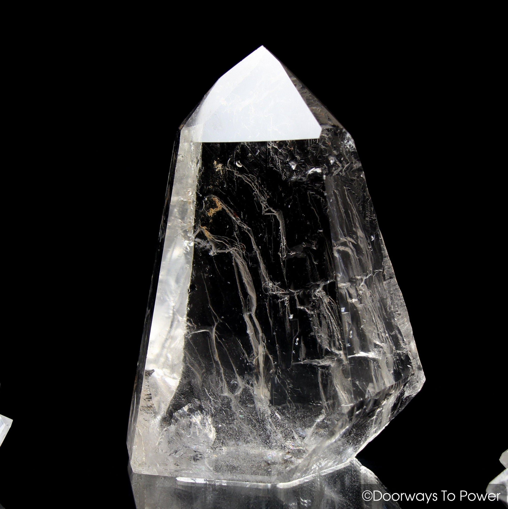 Lemurian Quartz Crystal 'Light Language Royalty' 9D Energy Gateway