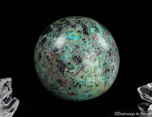 Chrysocolla Crystal Sphere 'Goodness Energies'