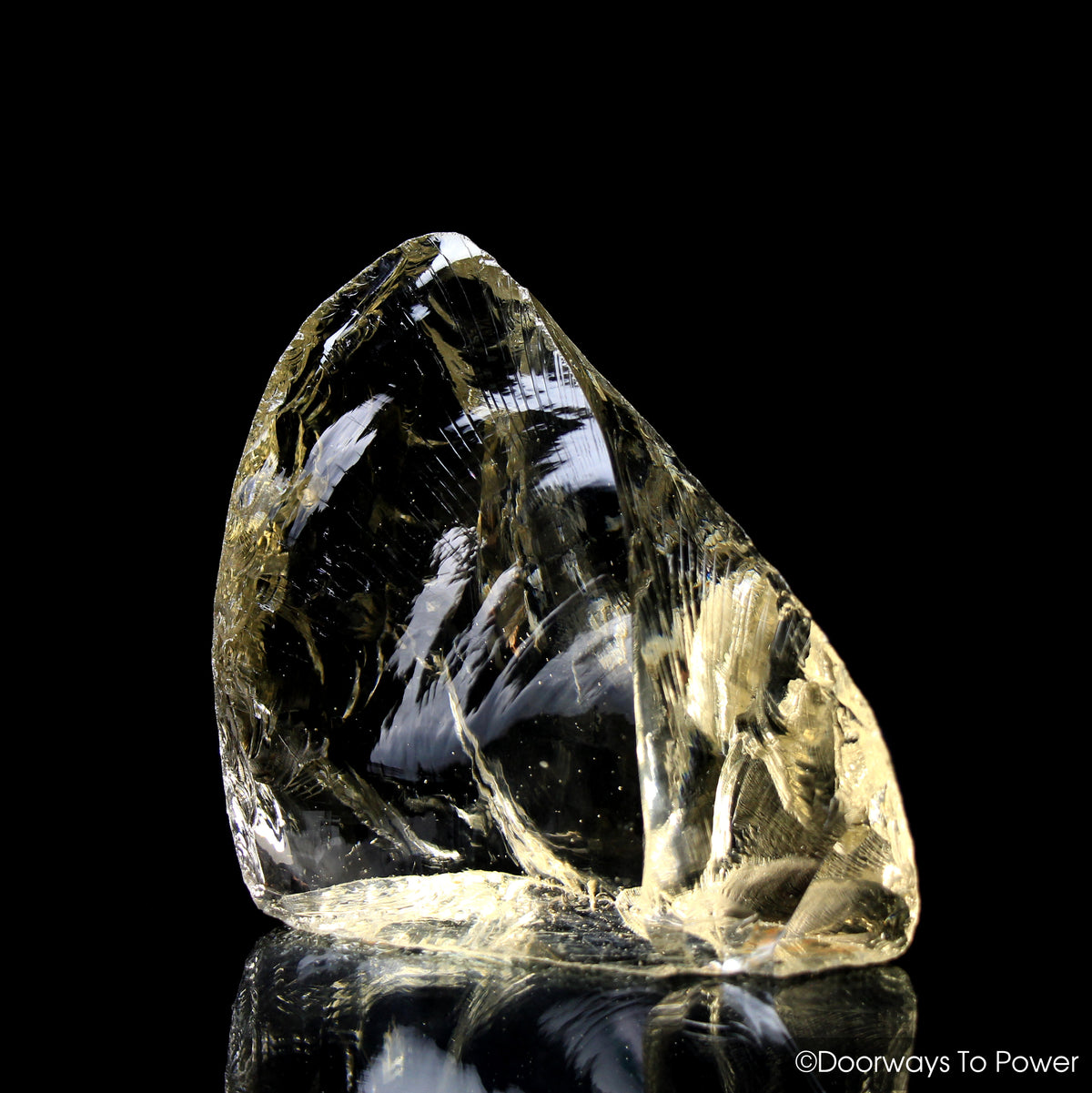 Celestial Gold Monatomic Andara Crystal Glass