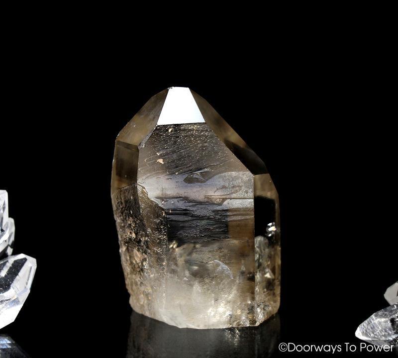 Golden Lemurian Seed Starbrary Grounding Crystal & Record Keeper