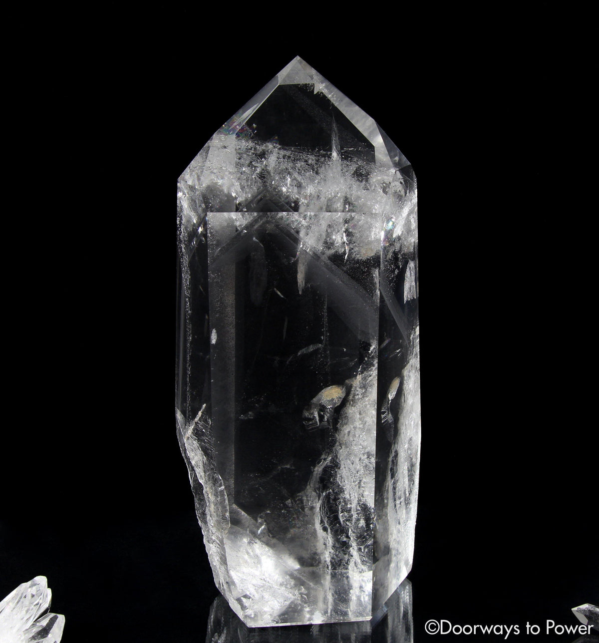 Lemurian Light Phantom Quartz Crystal XL 'ERA of LIGHT' Museum Quality