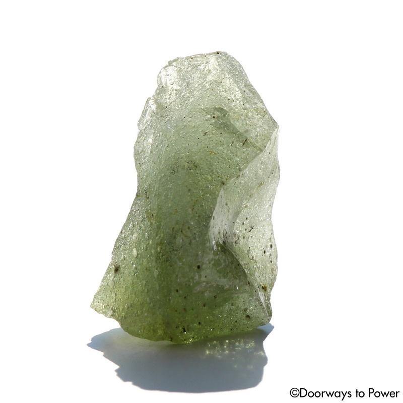 Tibetan Green Sea Foam Elder Andara Crystal 'Mahatmas Wisdom'