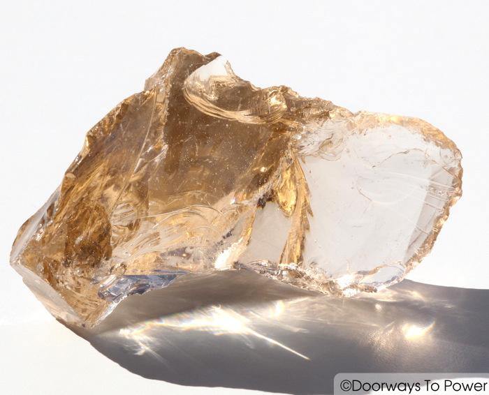 Pink Gold Monatomic Andara Crystal 'The Hathors & The Infinite'