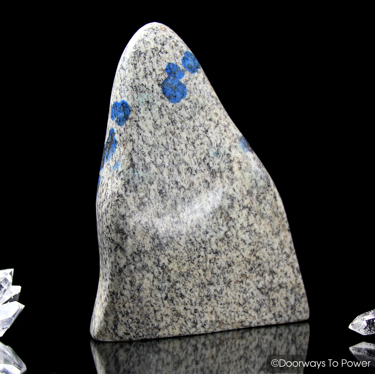 K2 Stone Azurite Crystal Altar Stone