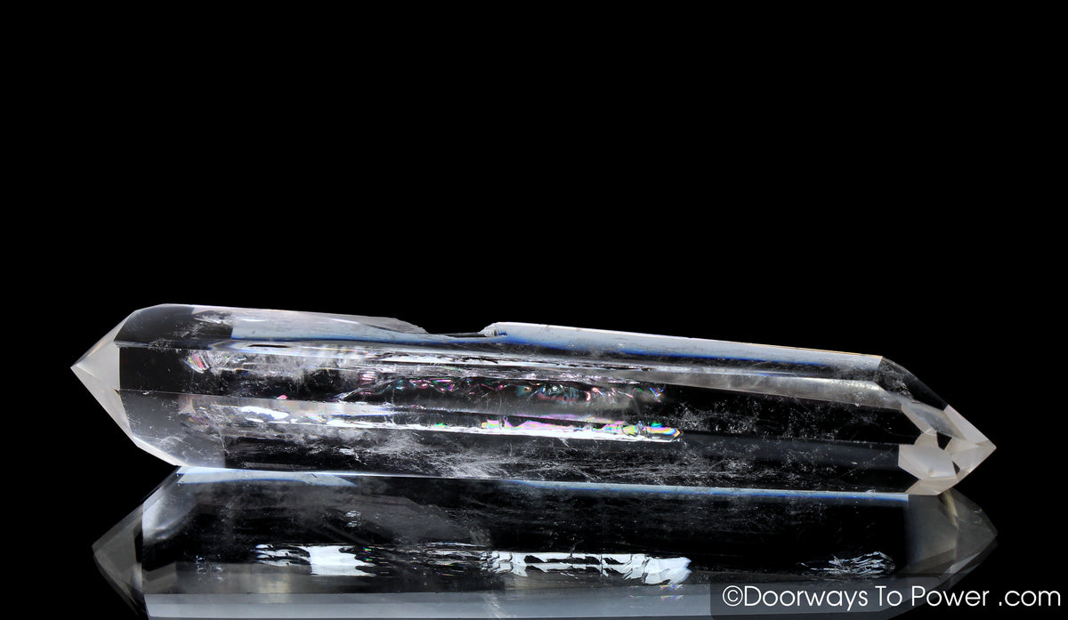 John of God Crystal Double Terminated Crystal Wand 'Weapon of Light'