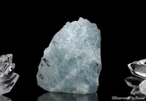 Aquamarine Natural Crystal Altar Stone