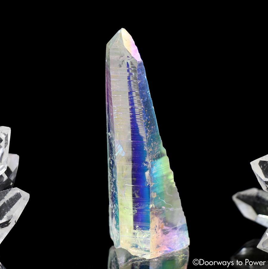 Angel Aura Colombian Lemurian Quartz Record Keeper Crystal 'Cherubim'
