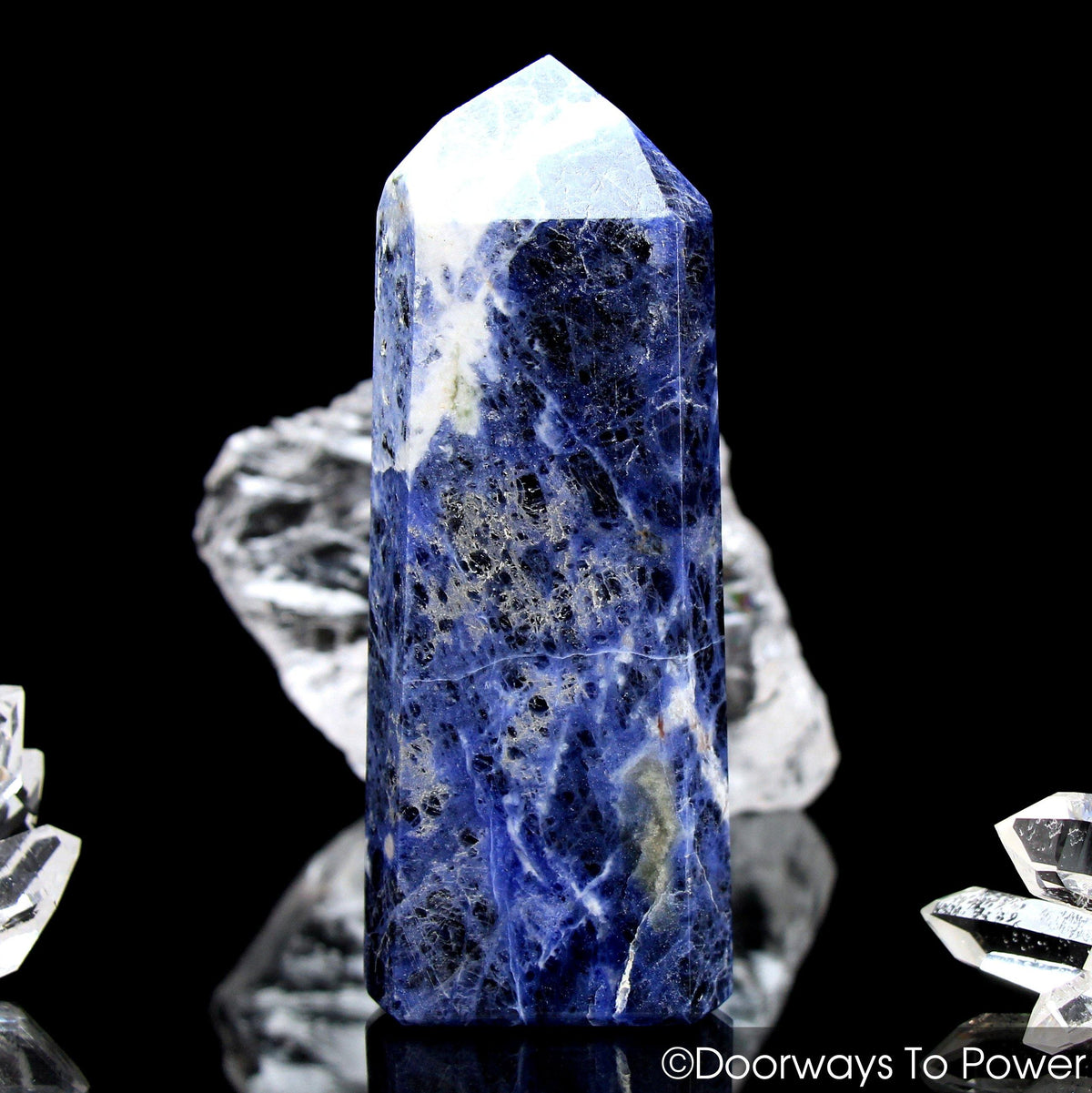 John of God Sodalite Casa Crystal Point & Channeler