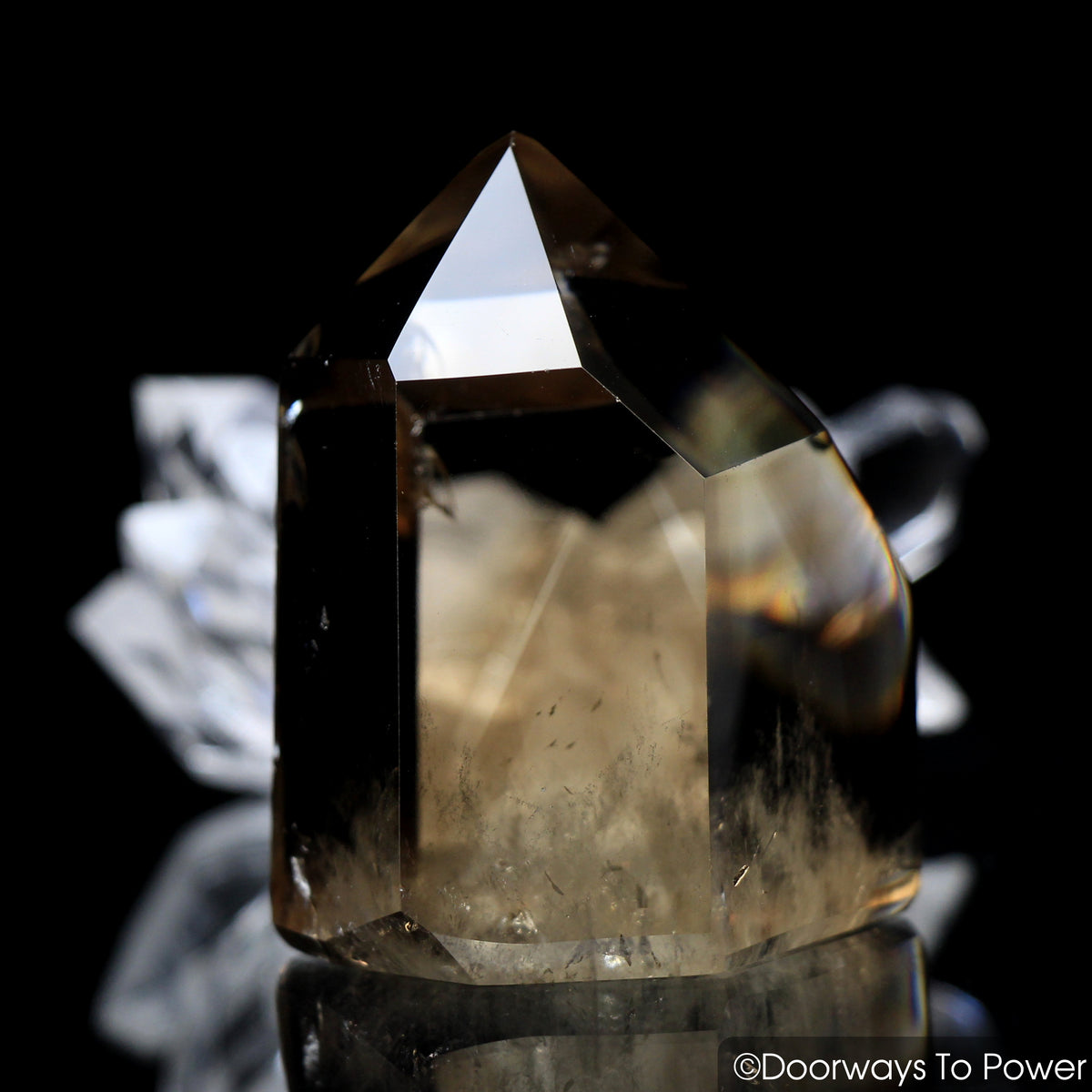 John of God Crystal Smoky Phantom Quartz Casa Crystal
