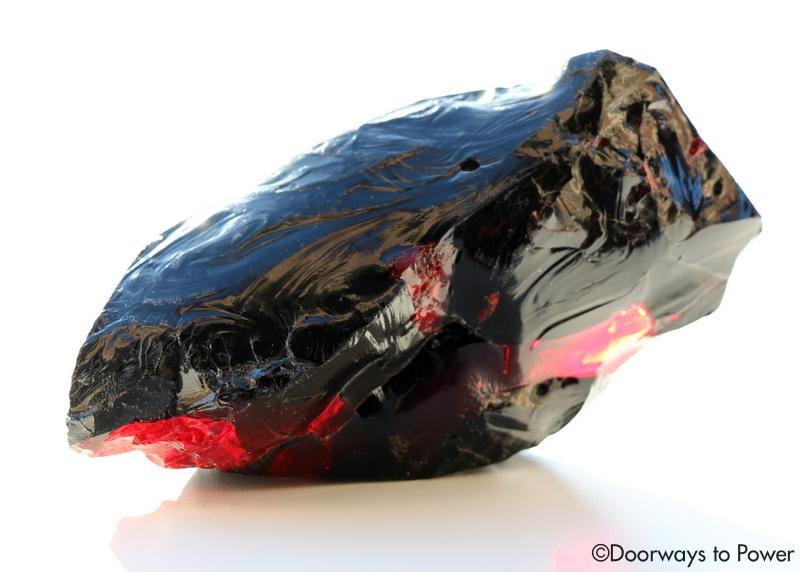 Bi Color Iridium Black King Solomon Andara Crystal (Ultra Rare)