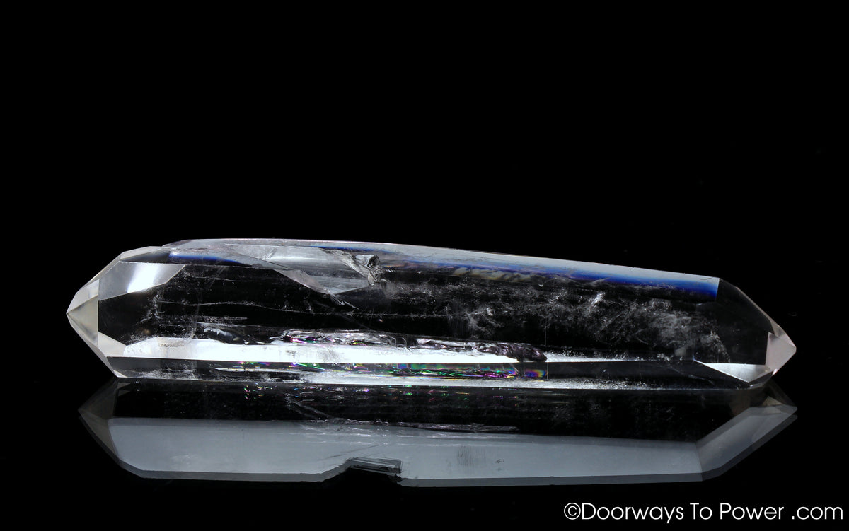 John of God Crystal Double Terminated Crystal Wand 'Weapon of Light'