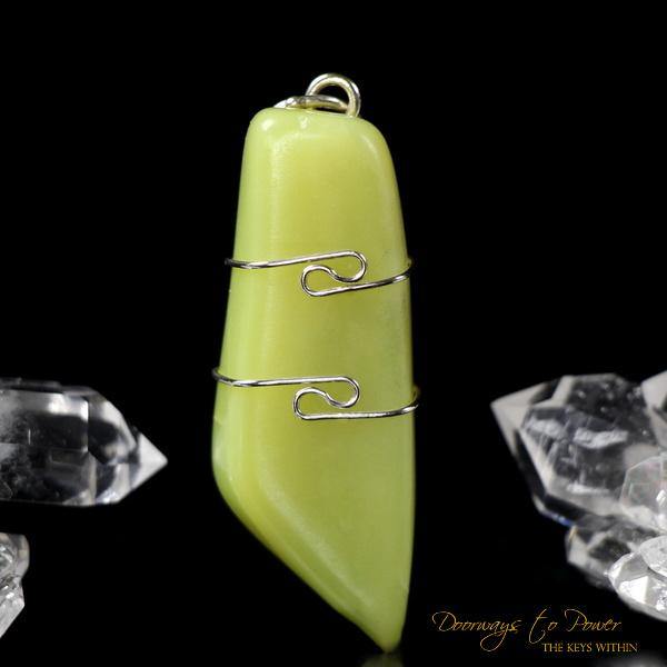 Healerite Wire Wrap Pendant