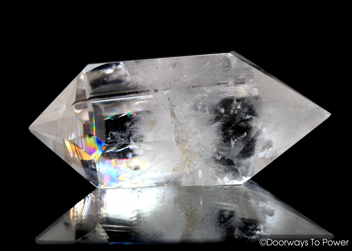 John of God Crystal Double Terminated Manifest Spirit Isis Casa Crystal