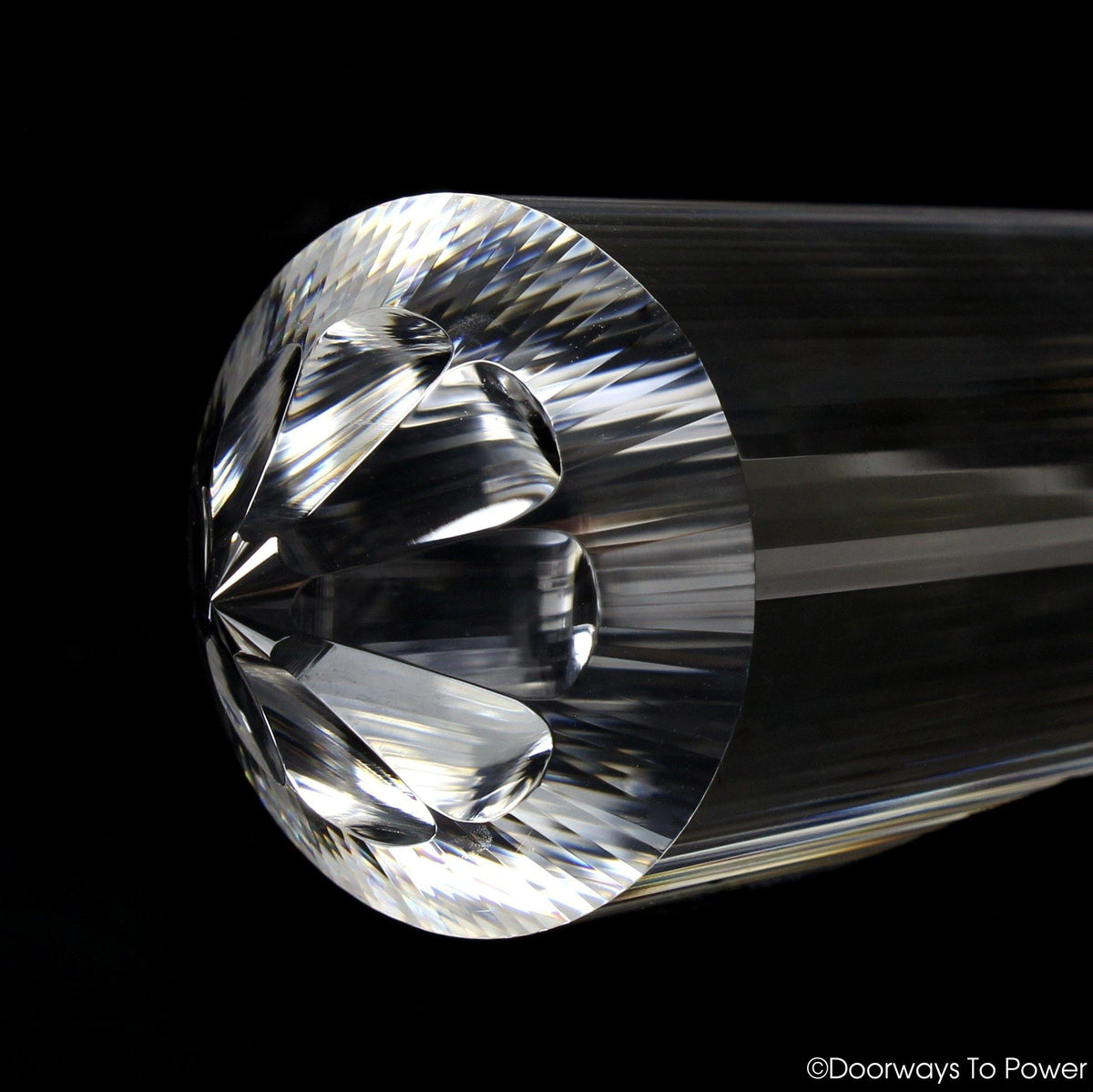 144 Sided Dream Vogel Crystal Wand 'ORGINS' Quantum Crysto-Light Converter