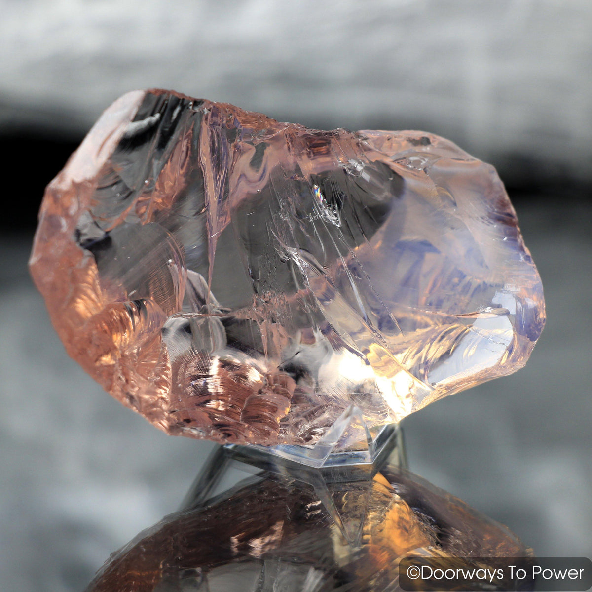 Arcturian StarSeed Pink Monatomic Andara Crystal 'Quantum Light Pod'