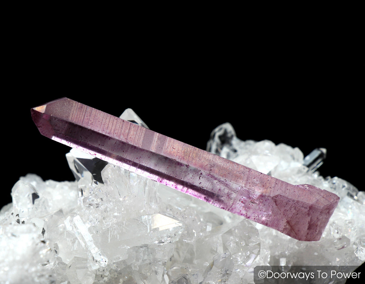 Rose Aura Lemurian Seed Quartz Pleiadian Starbrary Initiation Channeling Crystal