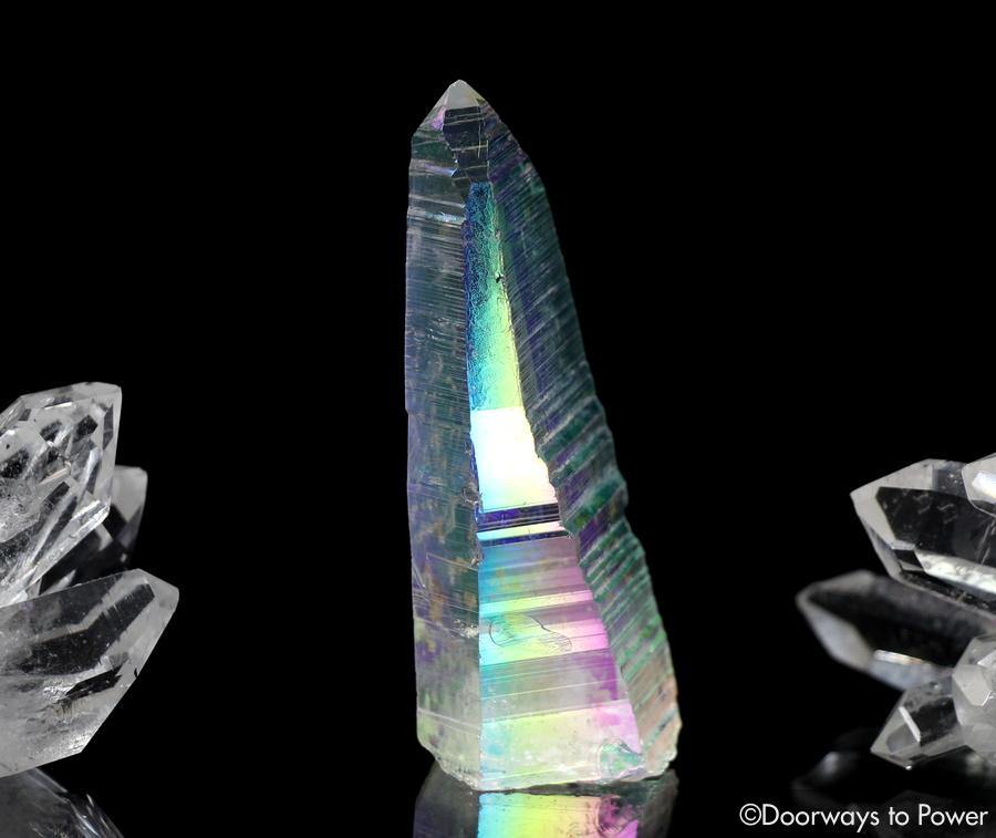 Angel Aura Colombian Lemurian Quartz Record Keeper Crystal 'Cherubim'