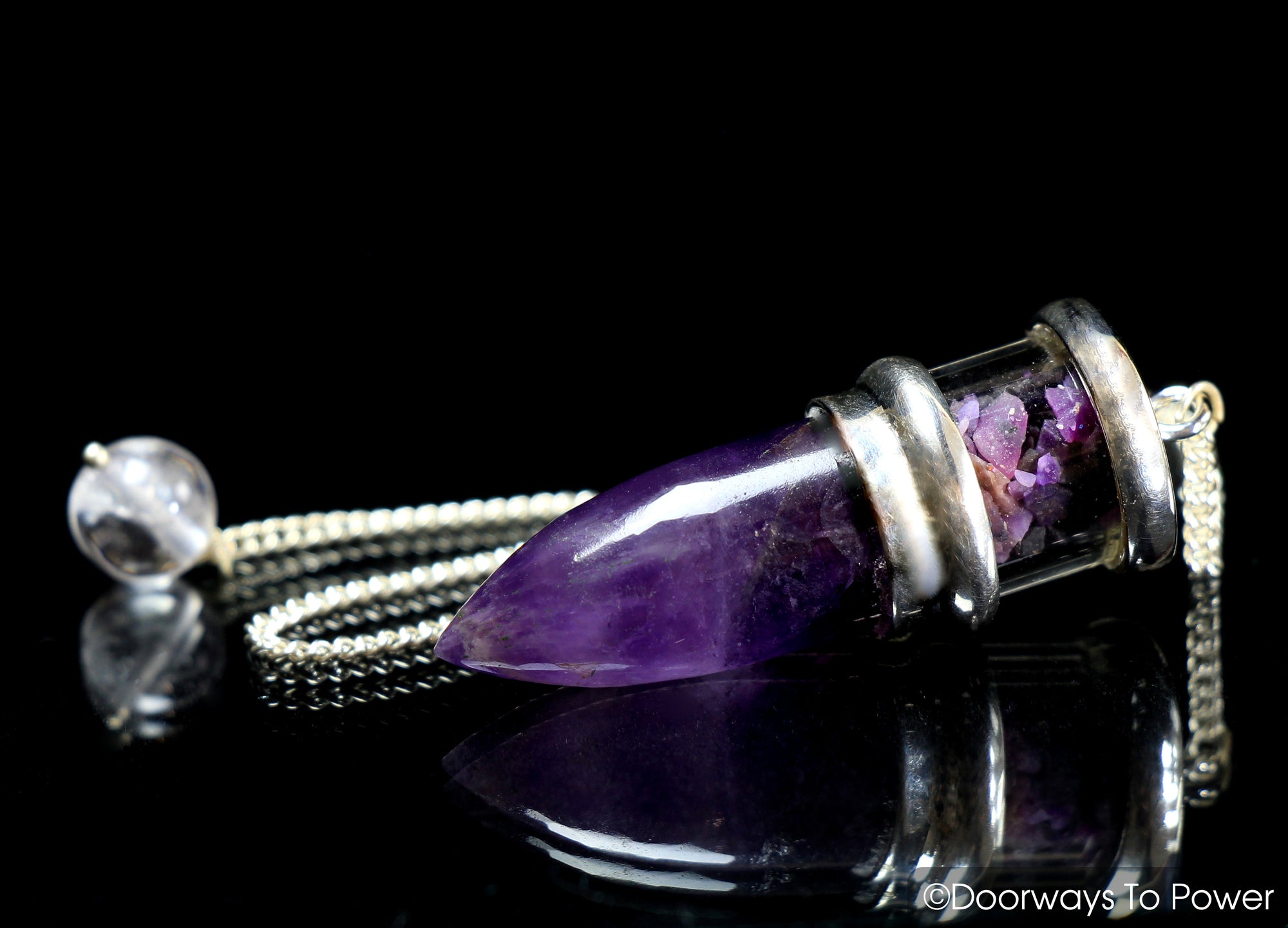 Amethyst Sugilite Pendulum