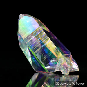 Angel Aura Colombian Lemurian Portal Time Link Record Keeper Crystal 'Cherubim'