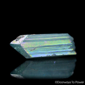 Aqua Aura Danburite Crystal & Synergy 12 Stone