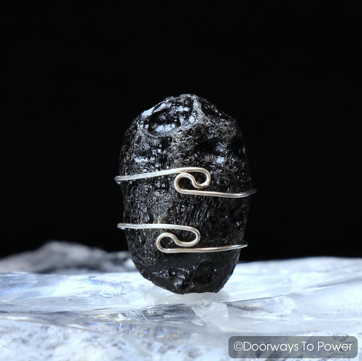 Tibetan Tektite Synergy 12 Stone Crystal Pendant