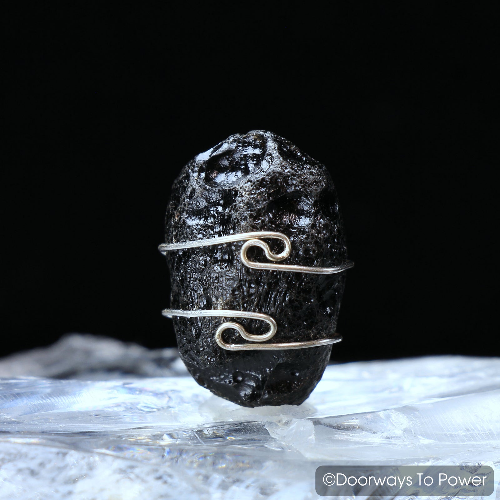 Tibetan Tektite Synergy 12 Stone Crystal Pendant