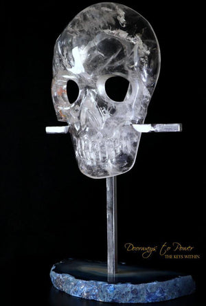 Sirius Quartz Alchemy Mask Ankh ¥ Crystal Sculpture