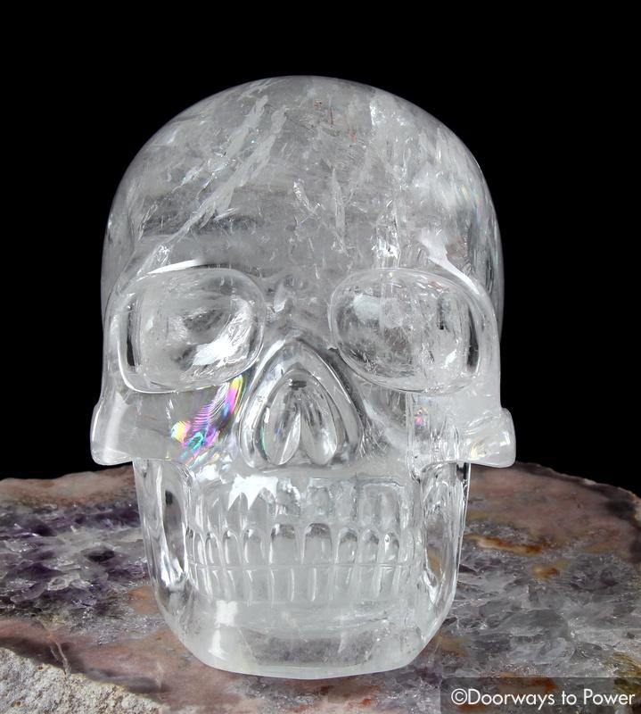 XL Sirius Quartz Crystal Skull 'Advanced Harmonically Aligned'